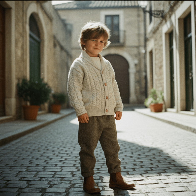 Modèle tricot PDF - Gilet Antin