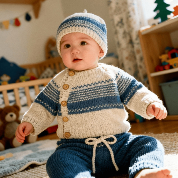 Modèle tricot PDF -  Ensemble Théophile