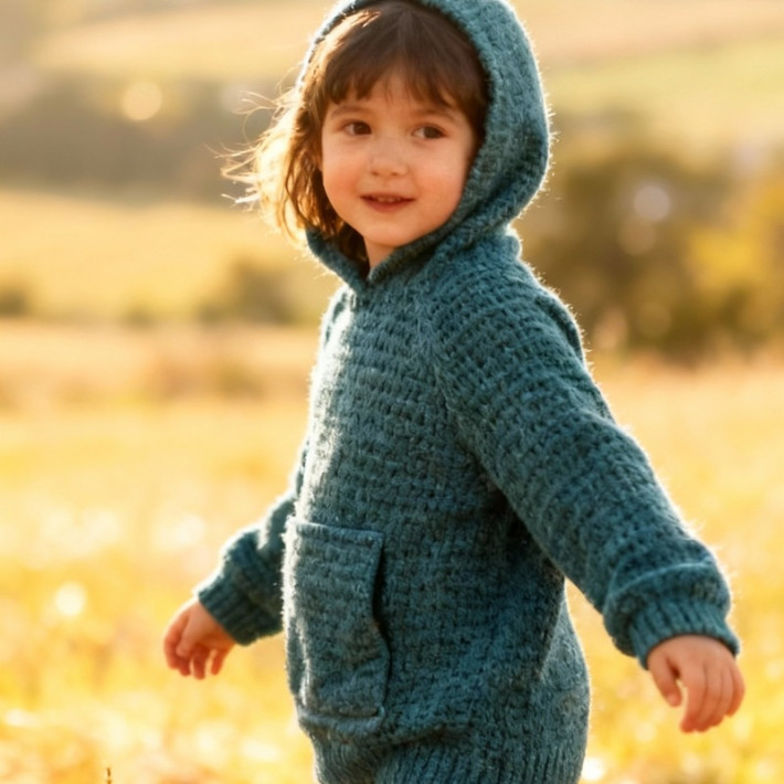 Modèle tricot PDF - Sweat Annabelle