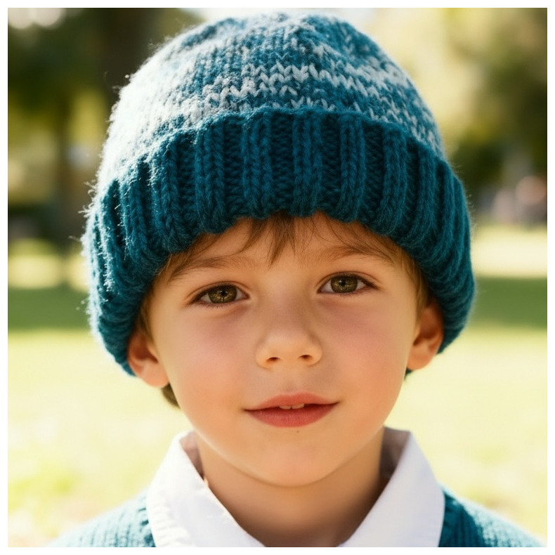 Modèle tricot PDF - Bonnet Isidore