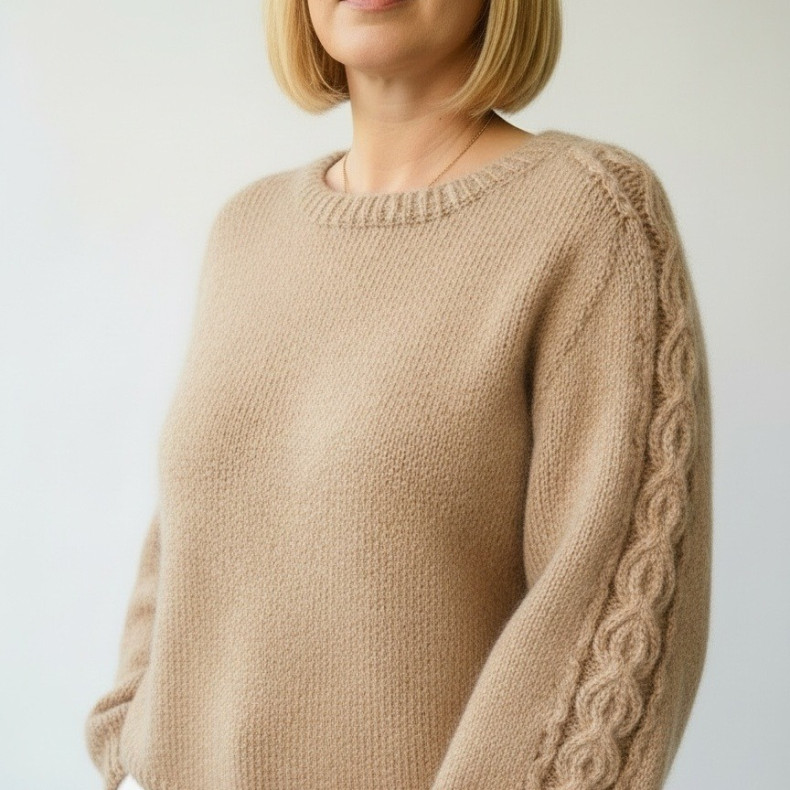 Modèle tricot PDF - Pull Linda