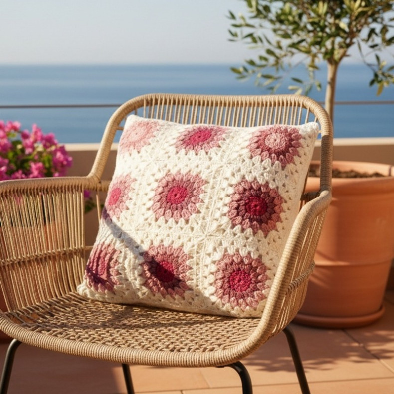 French pattern Rainbow Cushion