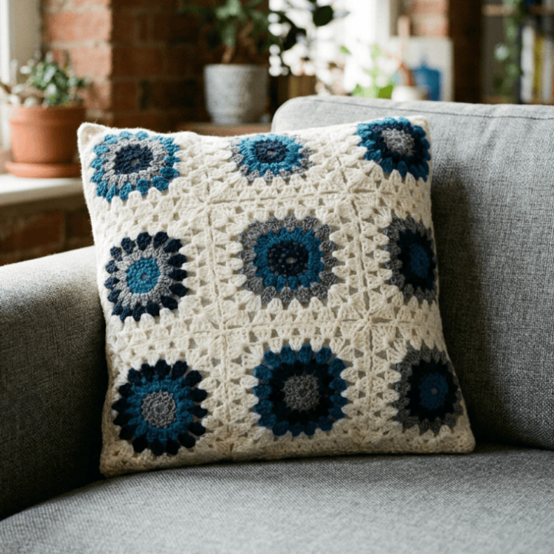 French pattern Rainbow Cushion