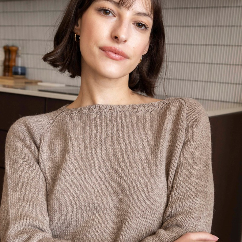Modèle tricot PDF - Pull Caroline