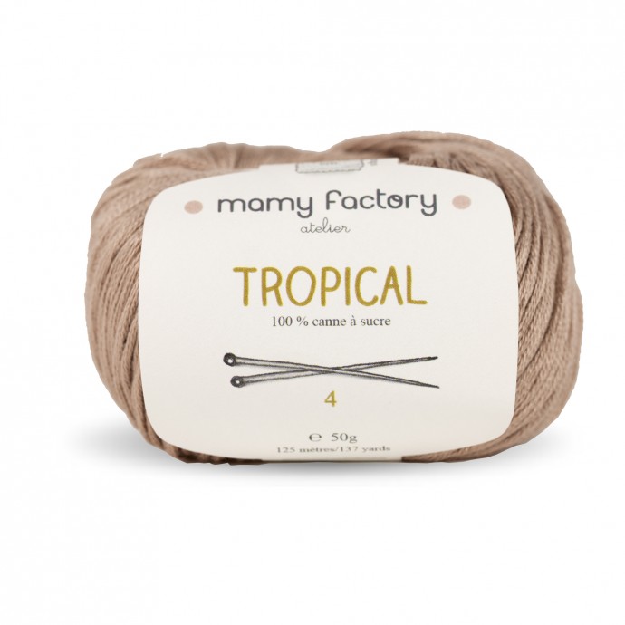 Laine naturelle Tropical - Mamy Factory - Chataigne