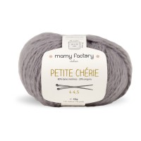 Laine naturelle Petite chérie - Mamy Factory - Gris Perle