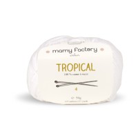 Laine naturelle Tropical - Mamy Factory - Blanc Lait