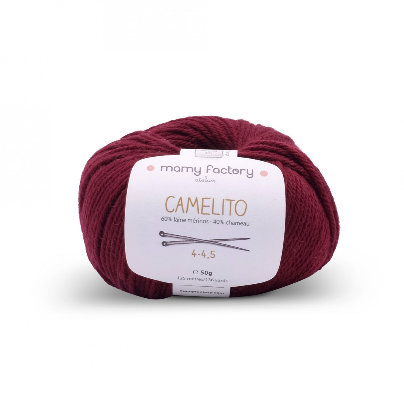 burgundy wool yarn