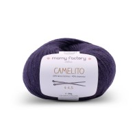 Laine naturelle Camelito - Mamy Factory - Bleu indigo