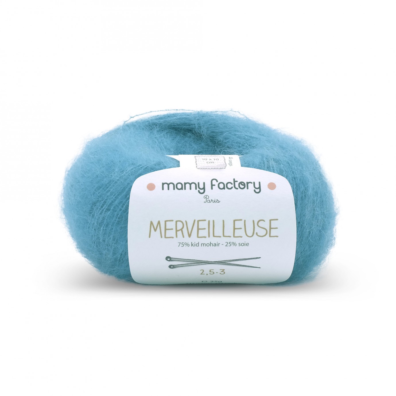 Laine Mohair et Soie Ficelle (Pelote de 25g) - Laine à tricoter