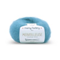 Laine naturelle Merveilleuse - Mamy Factory - Vert d'eau