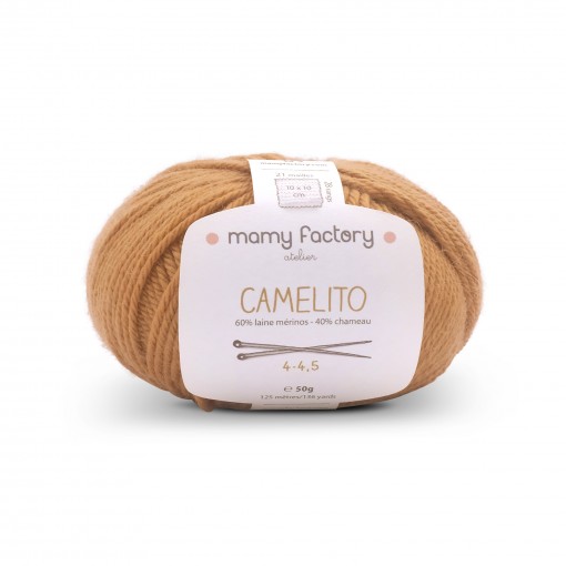 Laine naturelle Camelito - Mamy Factory - Camel