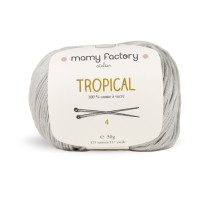 Laine naturelle Tropical - Mamy Factory - Gris Souriceau