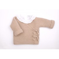 Marceline cardigan with plumetis Mamy Factory shirt