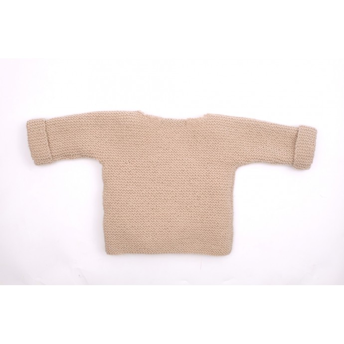 Marceline cardigan beige back