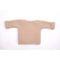 Marceline cardigan beige back