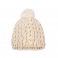 Bonnet Gabriel pour bébé - coloris écru - laine