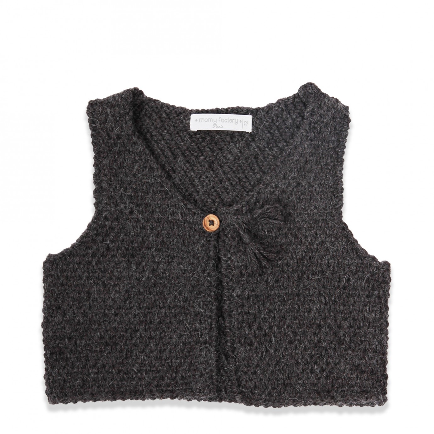 modele tricot bebe gilet sans manche