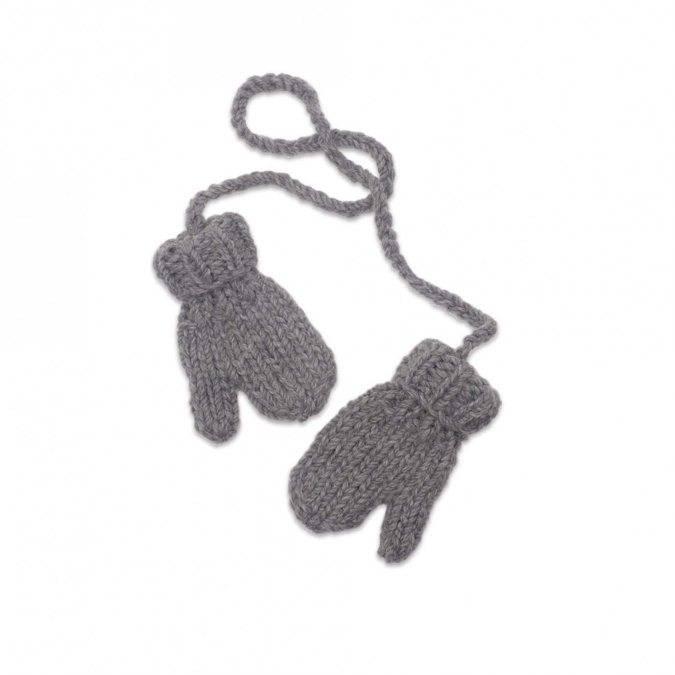 Moufles tricot bébé unisexe noir 0-2 ans