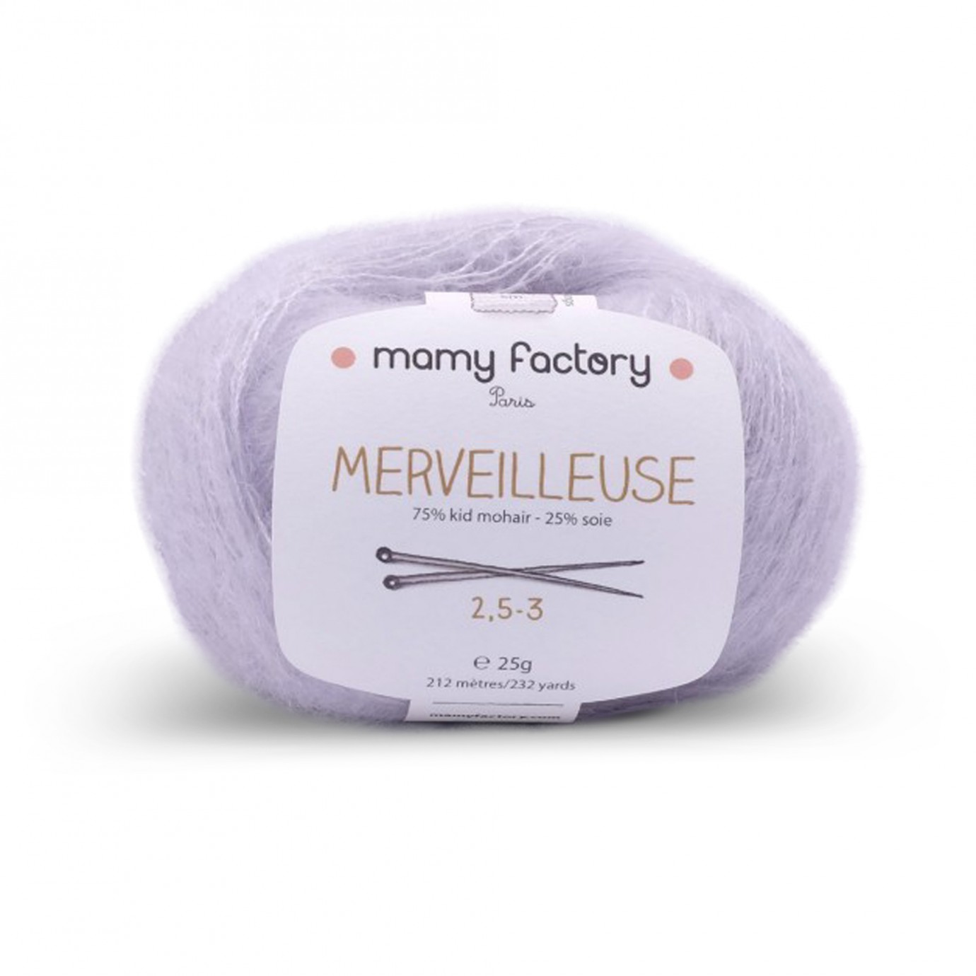 25 g de fil à tricoter en laine angora mohair en gros pour