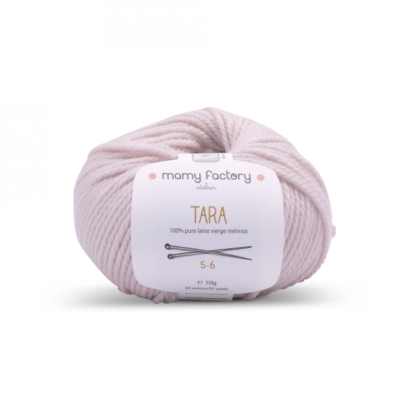 100% laine tara mérinos superwash . 50G/83M - Aiguilles: 5 à 6 mm