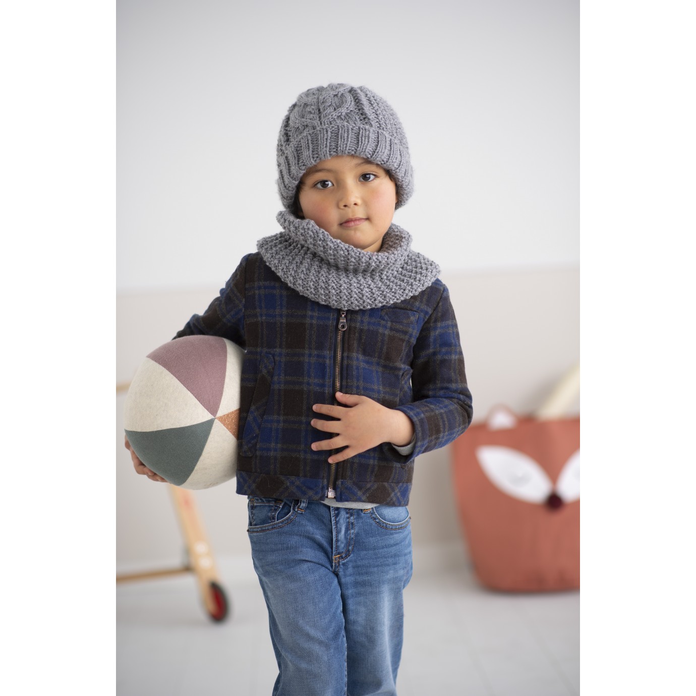 Modele tricot pdf bonnet garcon lucas pour enfants