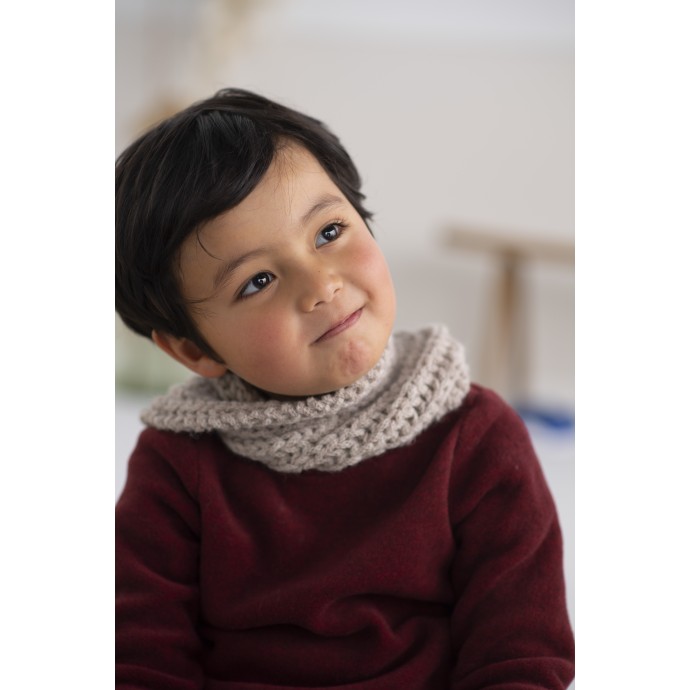 Modele tricot PDF - Snood Edwin