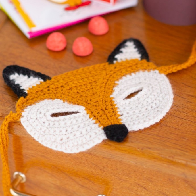 Modele tricot PDF - Masque Renard