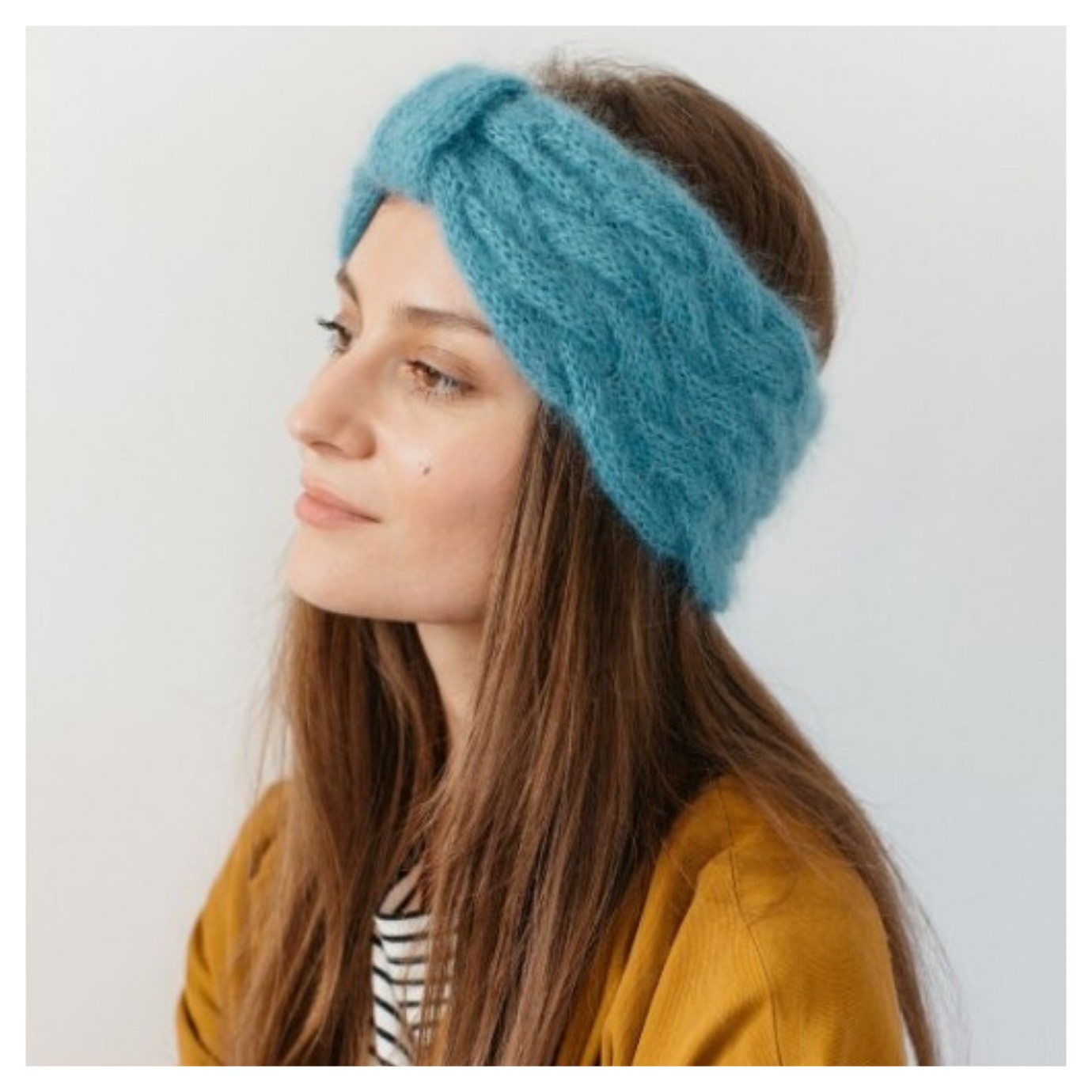 modele patron tricot pdf kit headband harper femme en laine