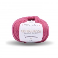 Laine naturelle Archiduchesse - Mamy Factory - Framboise