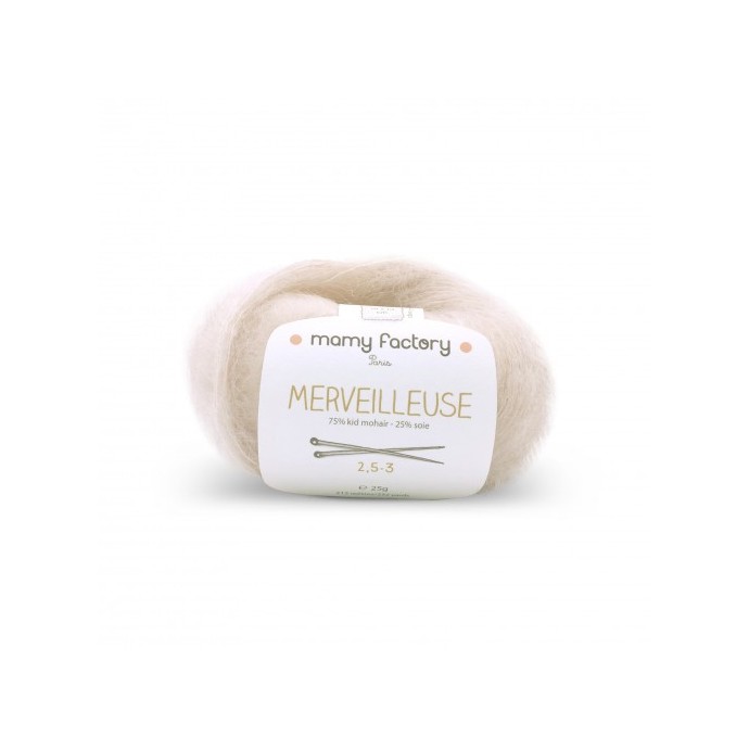 Laine naturelle Merveilleuse - Mamy Factory