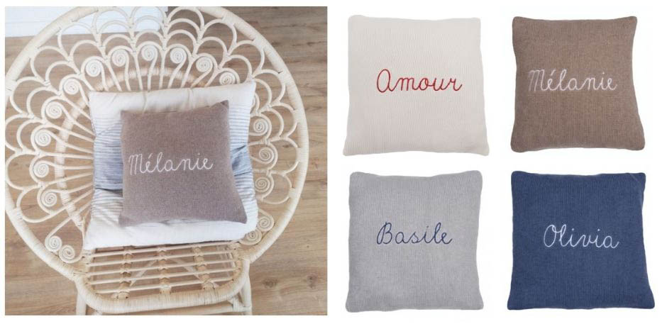 Coussin broderie